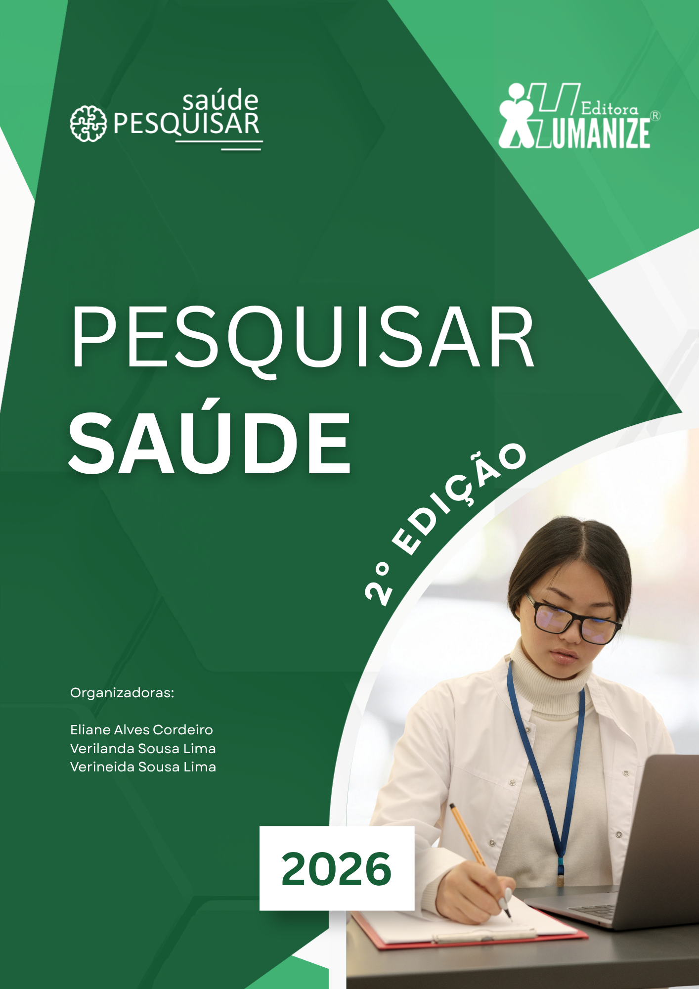 Capa do livro Pesquisar Saúde — 2ª edição
