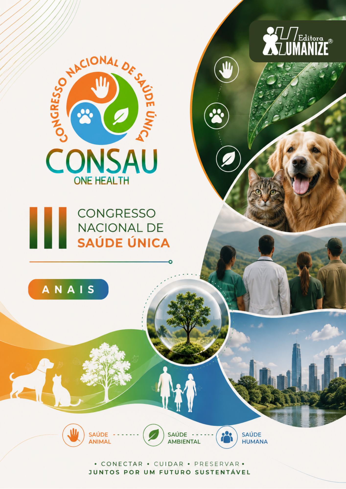 Capa dos Anais do III Congresso Nacional de Saúde Única