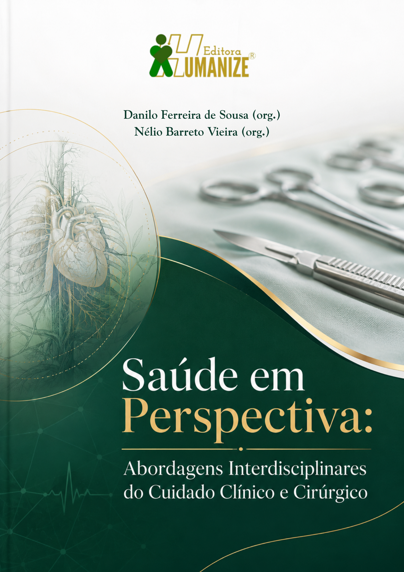 Capa do livro Saúde em Perspectiva: Abordagens Interdisciplinares do Cuidado Clínico e Cirúrgico