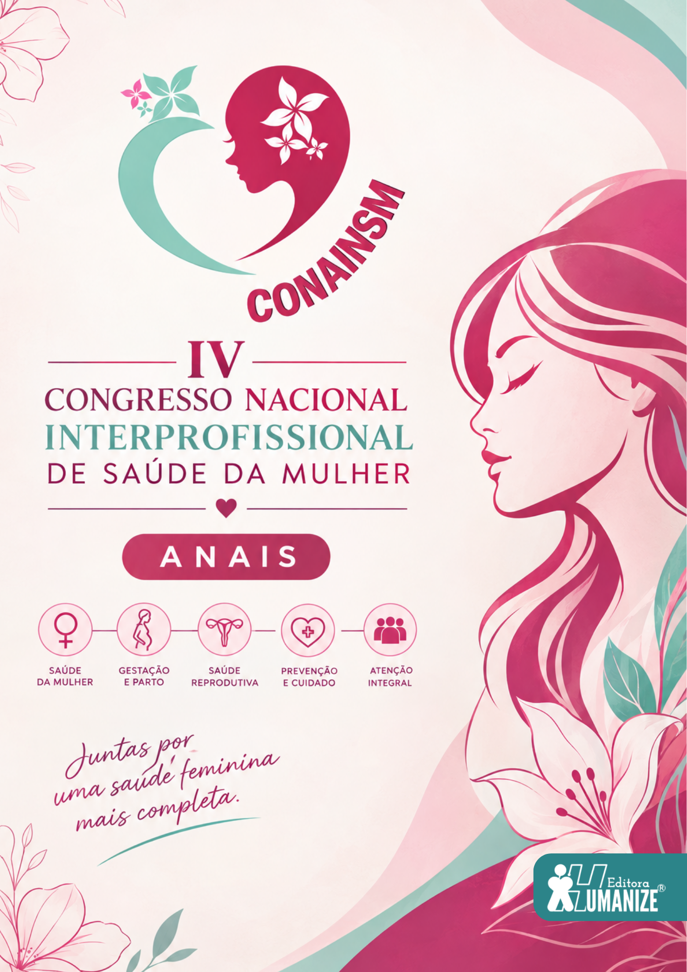 Capa dos Anais do IV Congresso Nacional Interprofissional de Saúde da Mulher